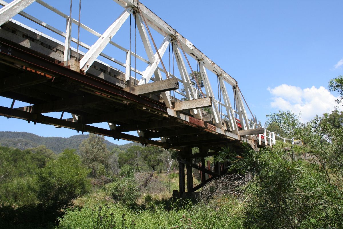 Pretty Point Bridge Showing signs of wear